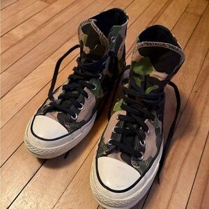 Camo Converse